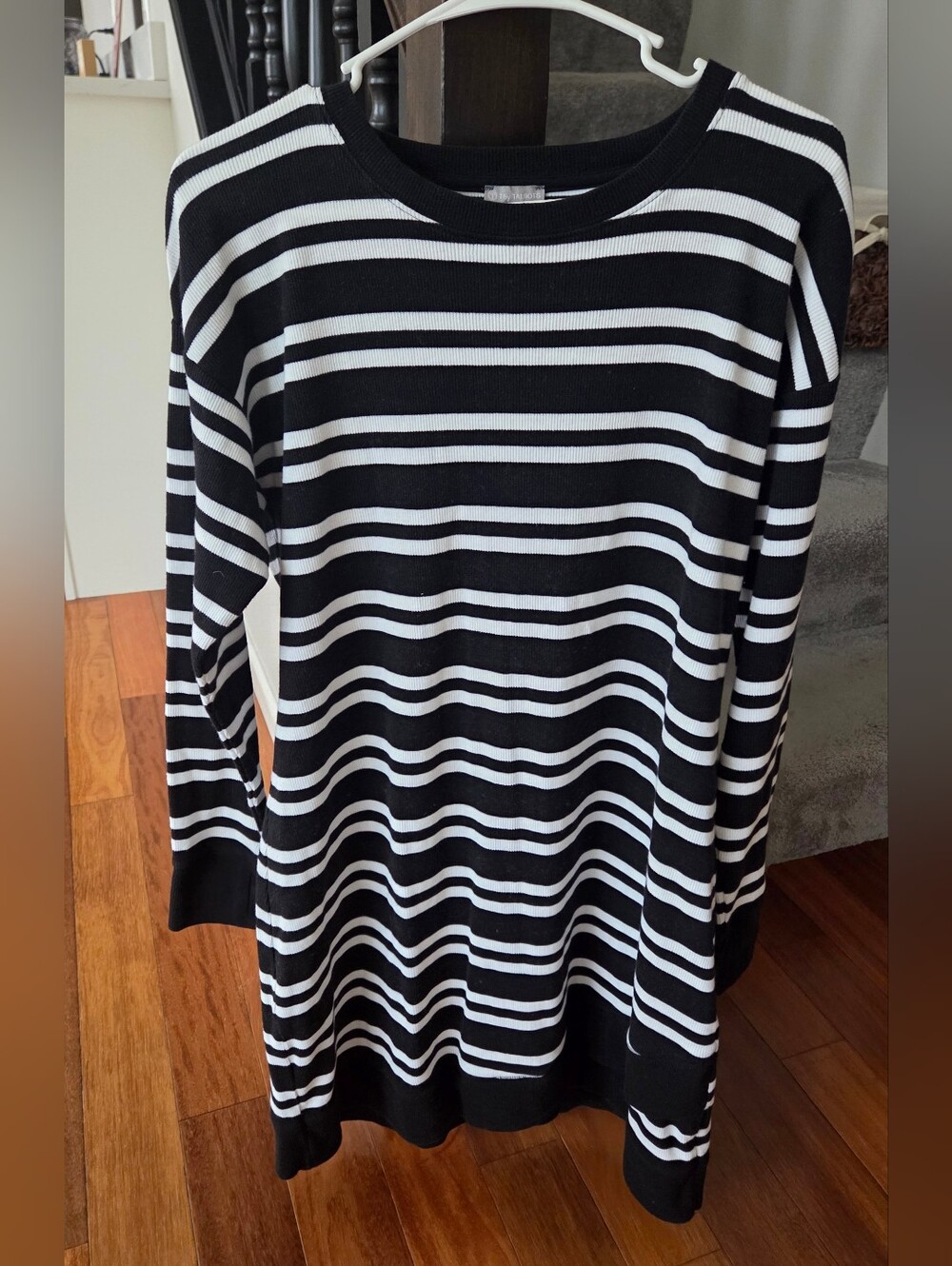 New Talbots Striped Long Sleeve Dress, Women's 12